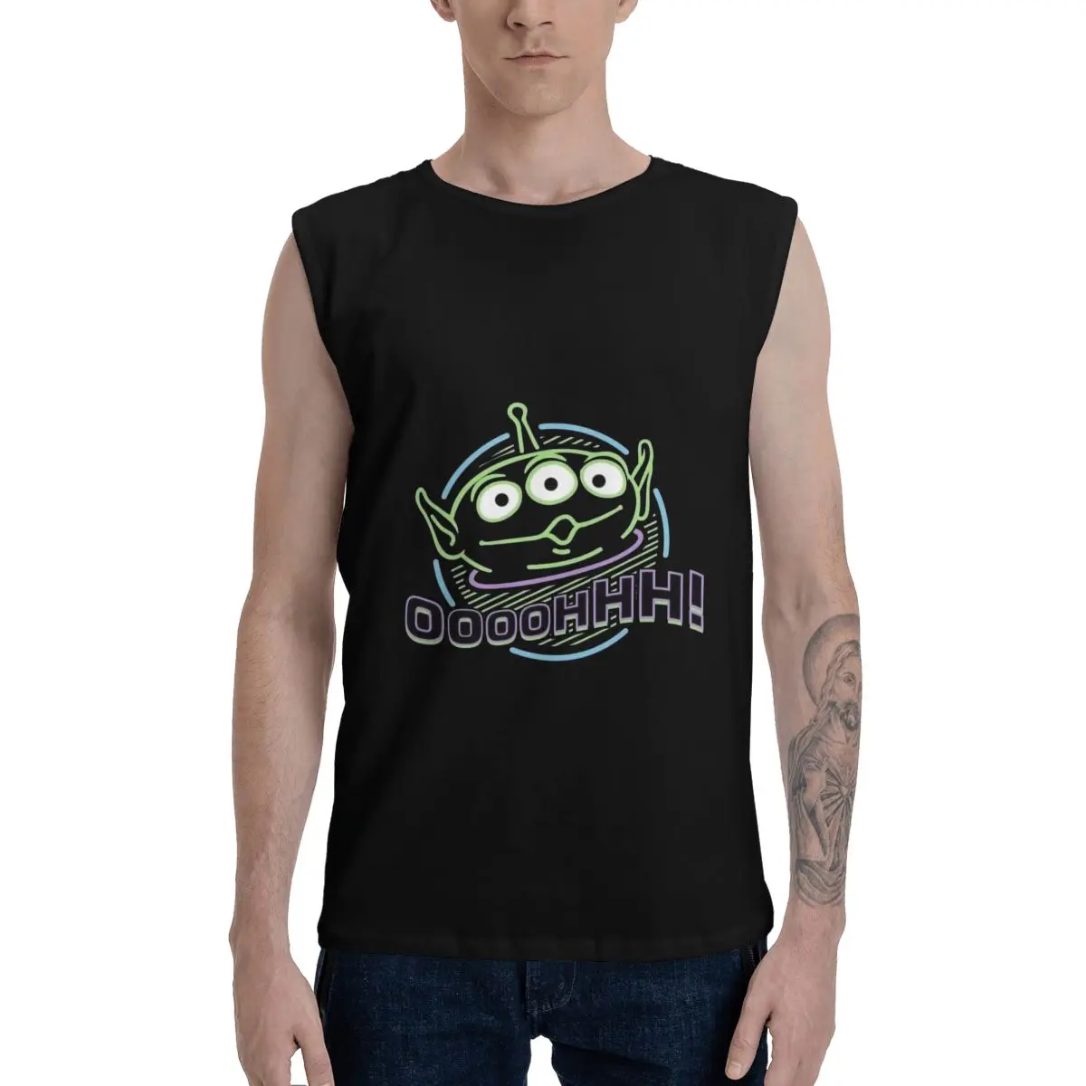 Мужская футболка без рукавов Ailen из 100% хлопка