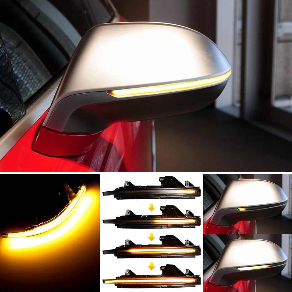 

High Quality LED Turn Signal Side Mirror Indicator Flasher Lights For Audi A7 S7 RS7 4G8 2010-2017 Dynamic Blinke Car Assessorie