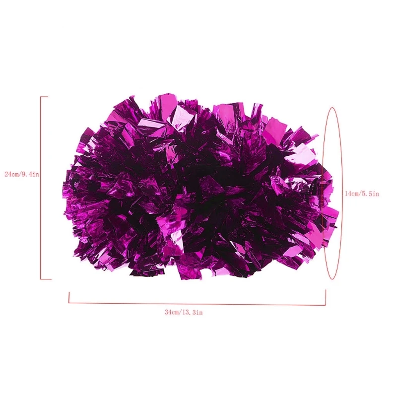 Более пушистые помпоны для черлидинга пластиковые ручные с кольцами