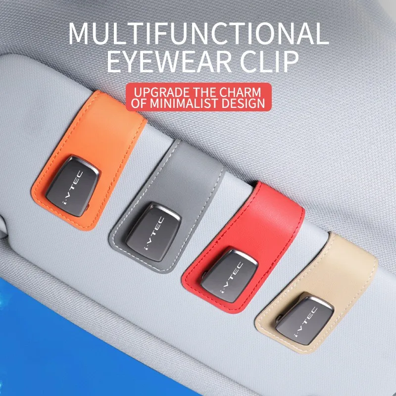 

New Car Storage Clip Sunglass Fastener Ticket Clip for Honda i-vtec Car Vehicle Sun Visor Eyeglass Holder Interior Accessories