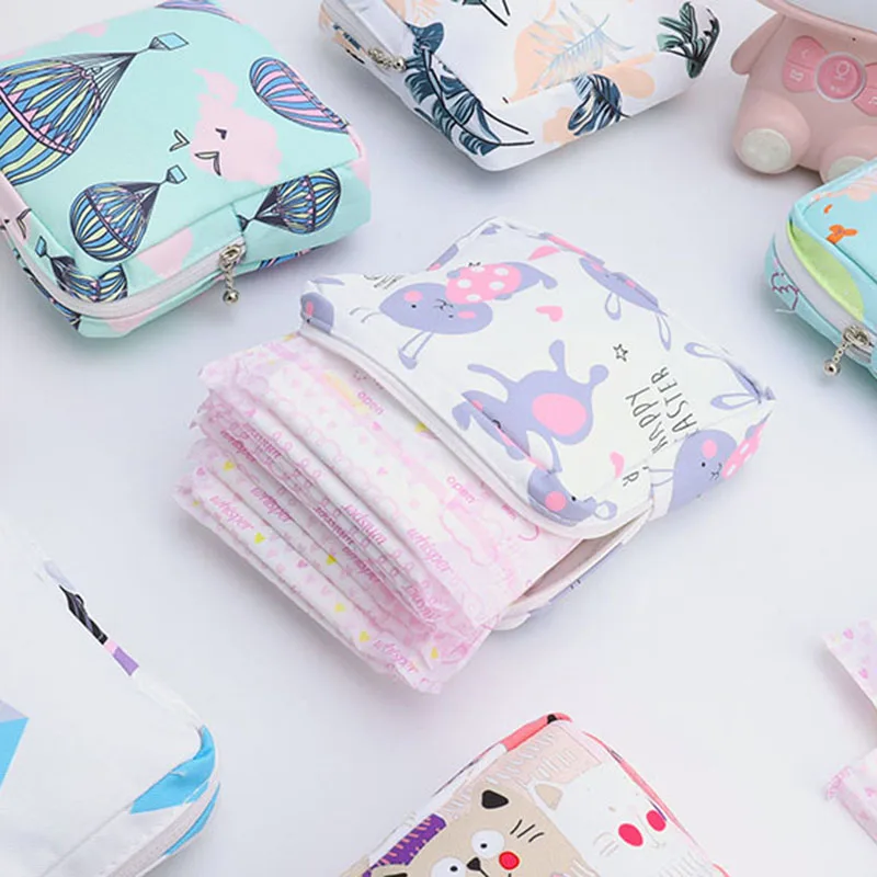 

Women Cosmetic makeup Bag pouch Zipper Cute Neceser Toiletry Organizer Bag Girl Wash Make Up Sanitary Pads Lipstic Cases Bags