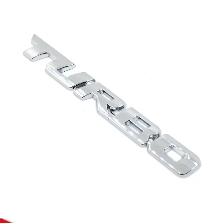 3D-Наклейки для автомобиля TURBO, задняя этикетка, Боковая Отделка, наклейки, украшение для стайлинга автомобиля, стикеры для спортивного автомобиля, аксессуары для украшения автомобиля