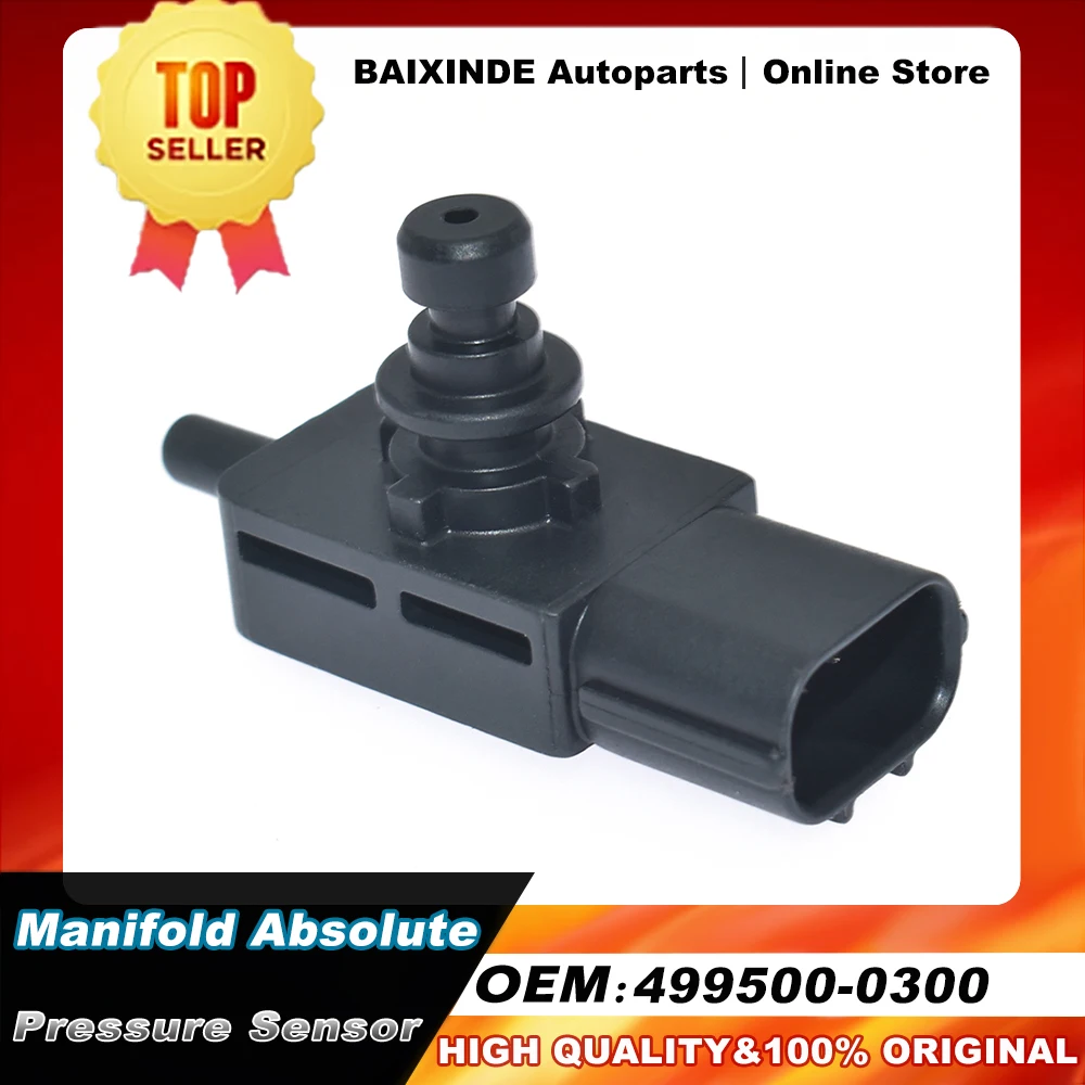 

1PCS OEM 499500-0300 37940SDAA01 Manifold Absolute Pressure Sensor For ACURA CSX MDX TSX, HONDA ACCORD CIVIC CR-V CROSSTOUR