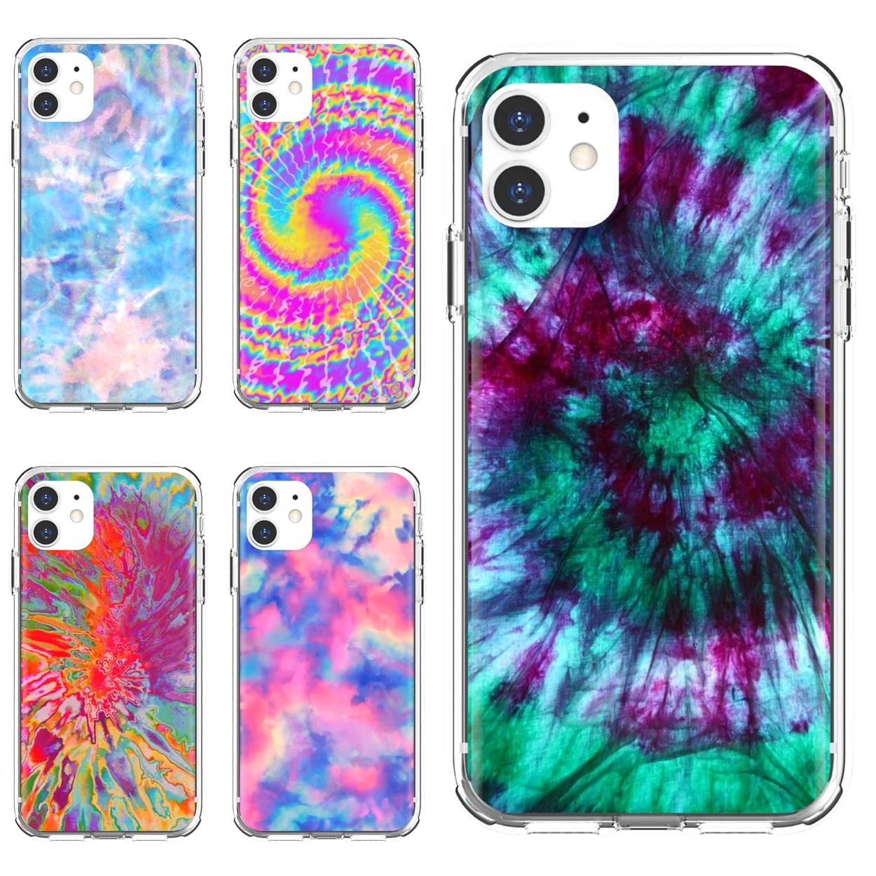 

Tie-Dye-Tumblr-Background For iPod Touch iPhone 10 11 12 Pro 4S 5S SE 5C 6 6S 7 8 X XR XS Plus Max 2020 TPU Skin Cover