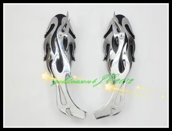 

Chrome Flame Mirrors For Suzuki Boulevard Volusia Intruder C50 C90 M50 M90 M109