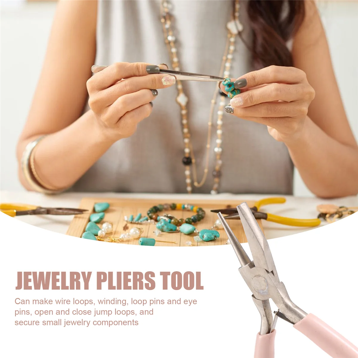 Круглые вогнутые плоскогубцы для проволоки мини-прецизионные инструменты гибки