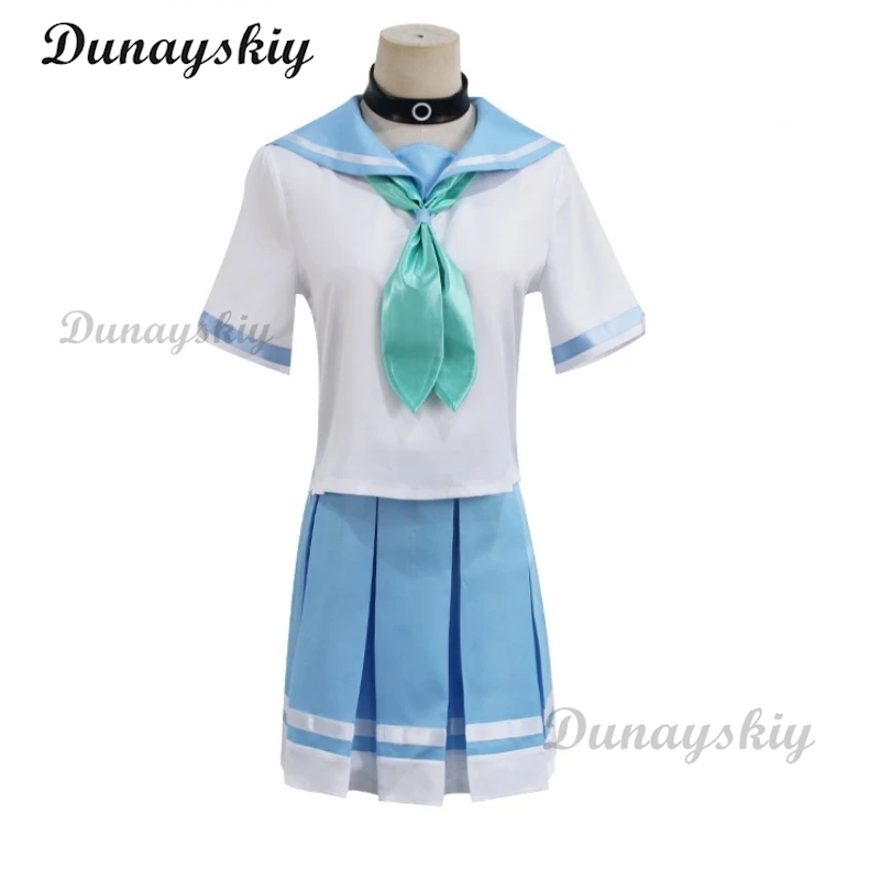Аниме хибайк! Костюм для косплея Euphonium Liz Und Ein Blauer отогнутый касаки Nozomi Mizore