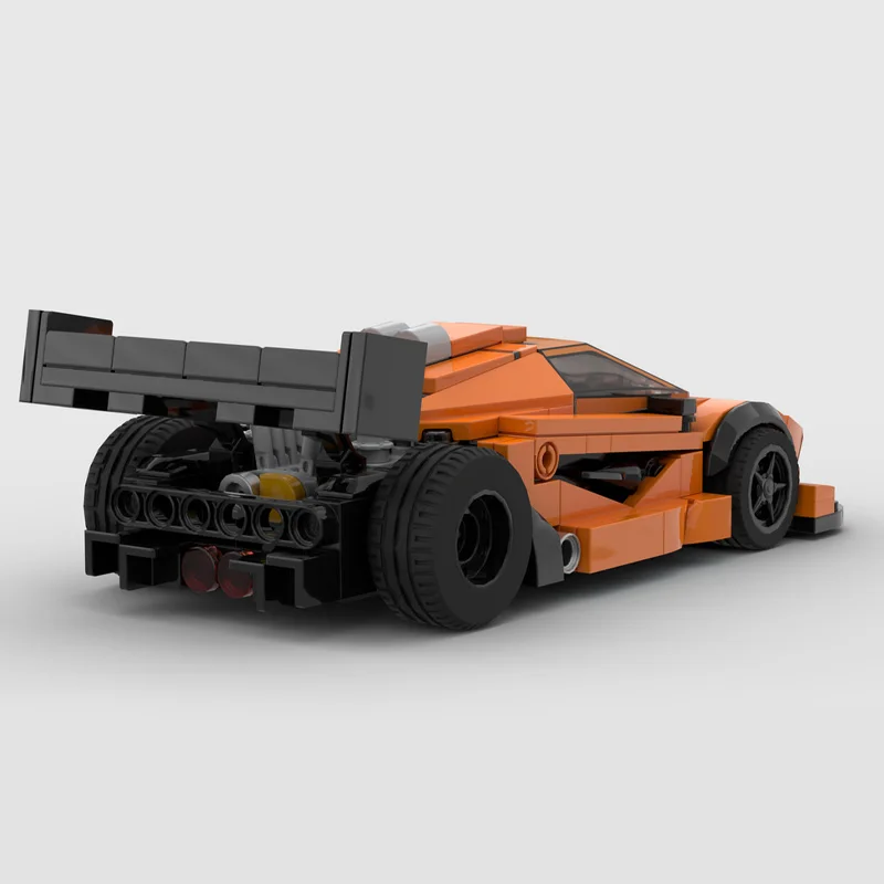 Фото 324 шт. Speed Hypercar 1996 F1 LM Pikes Peak MOC Настроить модульный строительный блок Модель Технология Простая сборка своими руками Игрушка в подарок №2