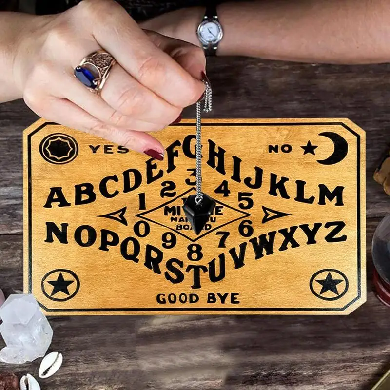 Доска для гадания деревянная доска метафическое сообщение Ouija Witch портативная