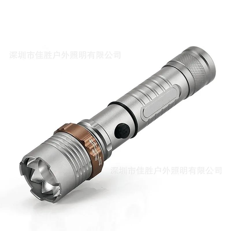 

Mini Led Torch Bulb Powerful Pressure Switch Tactical Flashlight Rechargeable High Power Zoom Defesa Pessoal Torch Small EA6SDT
