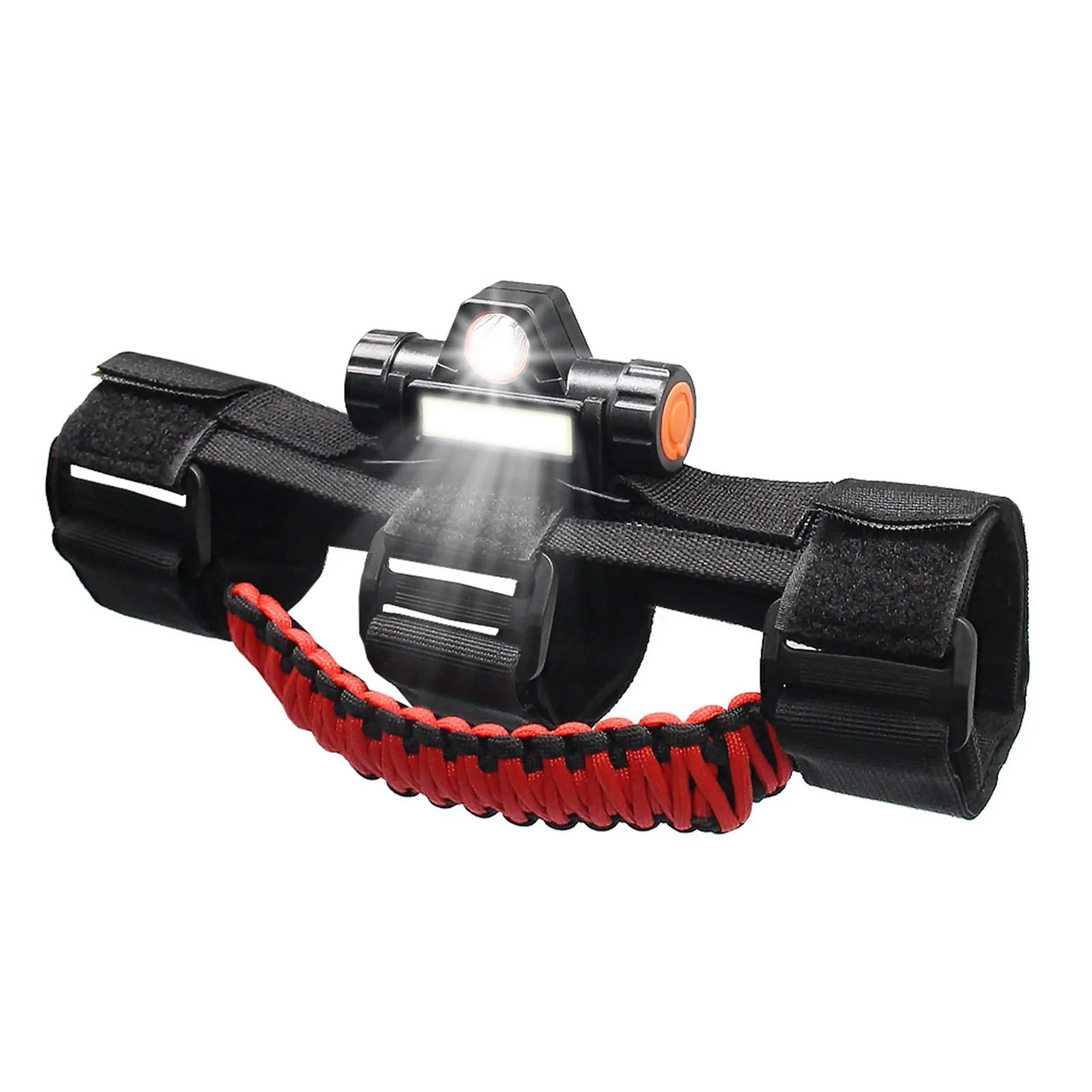 

Ручки для захвата Paracord, рулонные ручки для захвата Паракорда, совместимые с UTV ATV с 2 различсветодиодный ными лампами для ночного вождения