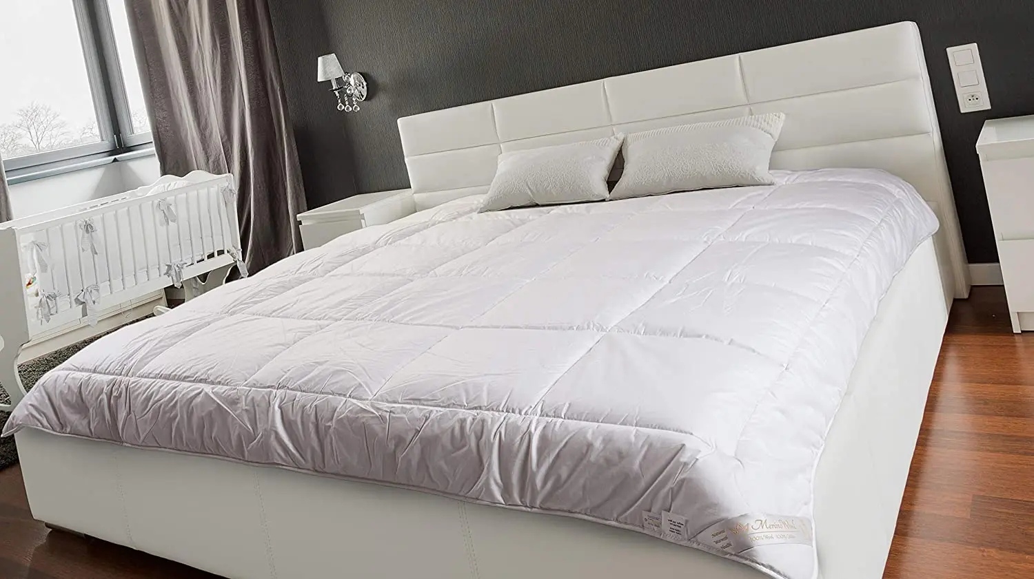 

Laine mérinos Vierge Passage de Couette 200 x 200 cm, 500g /m2 Hauteur 8\u201310 tog Moyen Chaude 100% Laine Vierge mérinos 10