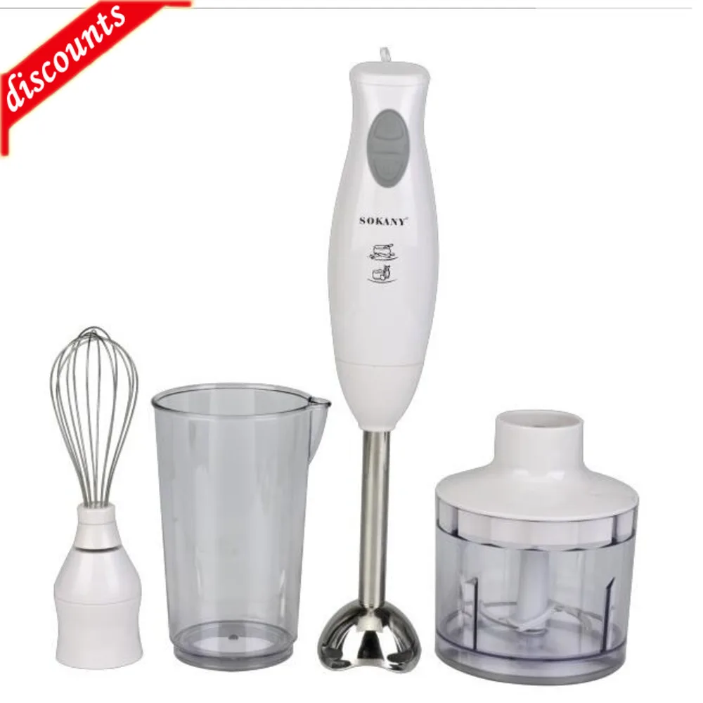 

Sokany 230A Hot Selling 4 IN 1 Household Electric Kitchen Multifunctional Mixer Food Processor