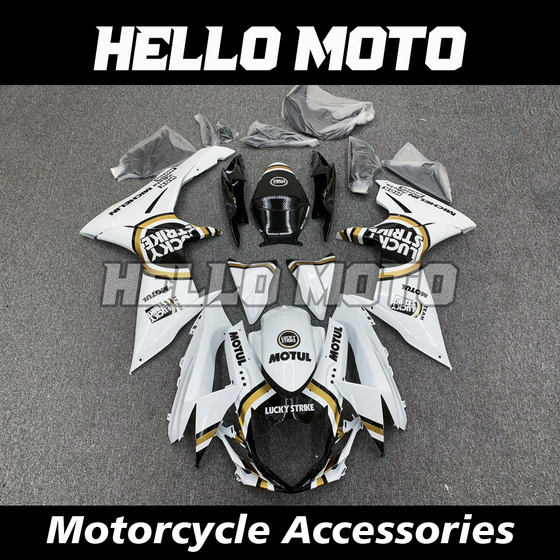 

New ABS Injection Molding Motorcycle Fairings Kits Fit For L1 L2 L3 L4 L5 L6 L7 L8 L9 600/750cc 2011-2022 Bodywork Set