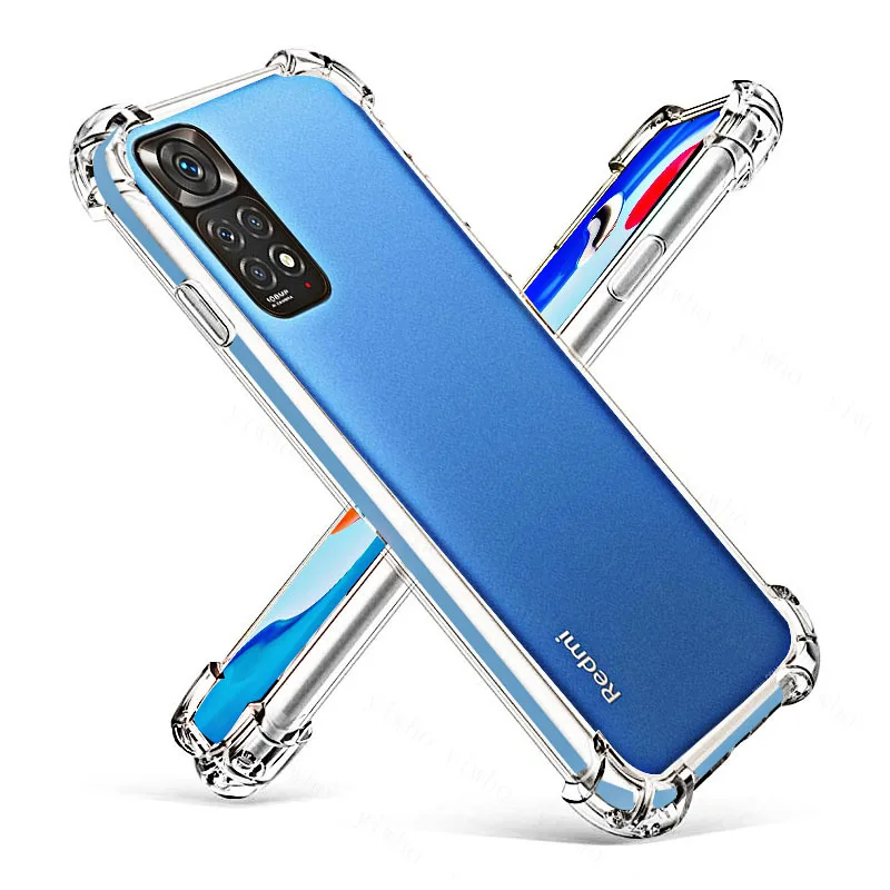 Ультратонкий прозрачный силиконовый чехол для Xiaomi Redmi Note 11S 11 Pro 5G мягкие чехлы 11pro