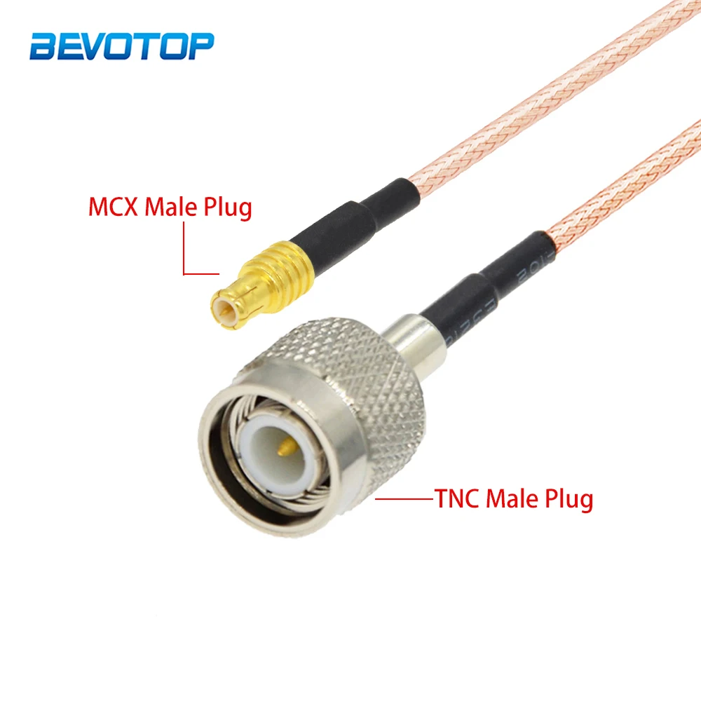 

1Pcs RG316 Cable TNC Male to MCX Male Plug Connector Pigtail Mini PCI WIFI WLAN Antenna Adapter RF Coaxial Extension Cord