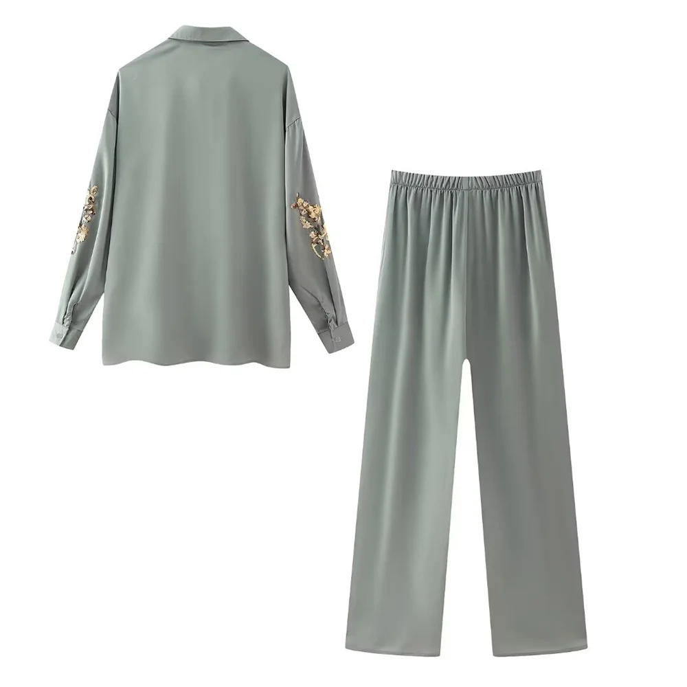 Весна-лето 2023 женская модная повседневная рубашка с длинными рукавами и