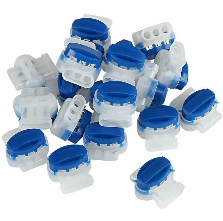 

10pcs Multifunction Connector Terminal 3 pin Electrical IDC 314 Wire Connectors Robotic Lawn Mower Connectors