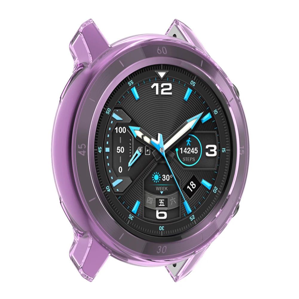 

AntiScratch Protection Case Bezel Watch Cover for Ticwatch GTX Protective Case Ultra-thin Soft Transparent Protect