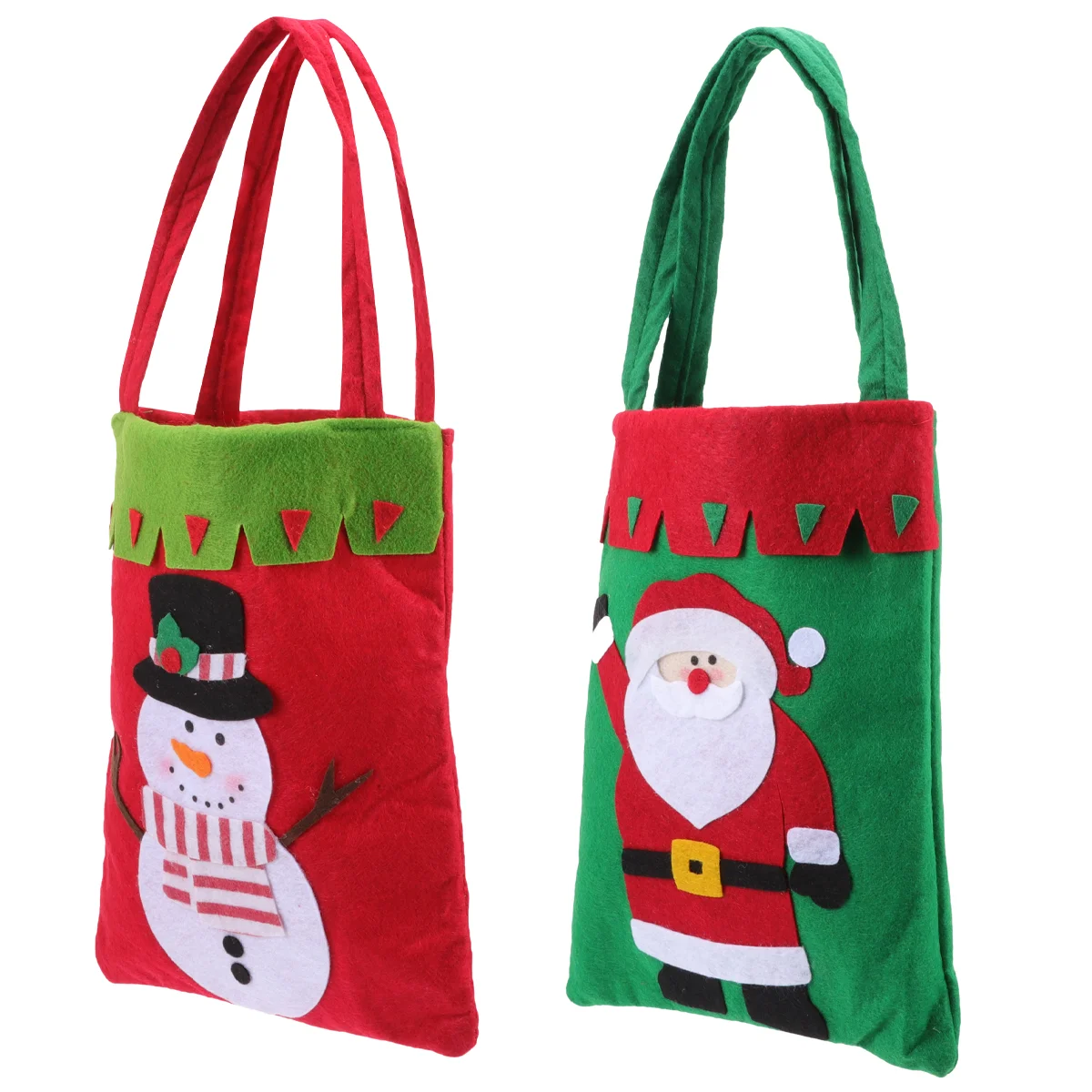 

Bag Gift Christmas Tote Bags Box Xmas Pouchsanta Candy Present Biscuit Party Packing Treats Decorative Cookie Treat Holiday Sack
