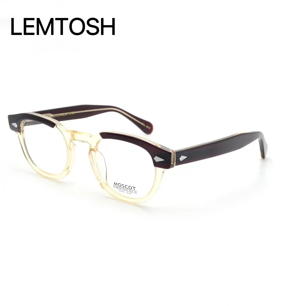 

Authentic MOSCOT LEMTOSH Johnny Depp UV400 Polarized Clear Lens Men Women Sun Glasses Fashion Leisure Retro Male Couple Eyewear