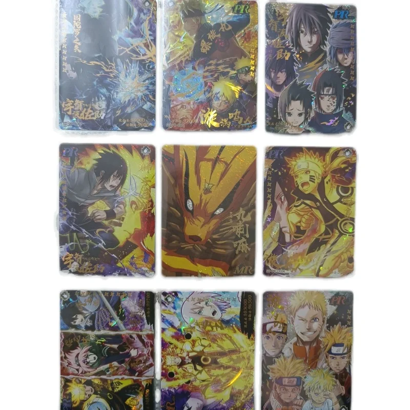 Карты-пазлы Наруто Five Bullet Ten MR визуально Потрясающие карты Will of Fire PR аниме