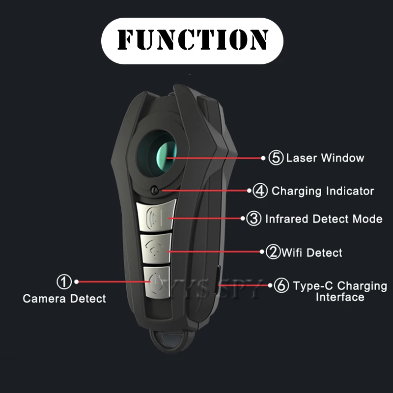 mini spy finder hidden camera detector wireless cam rf signal mobile phone gsm audio bug gps tracker finder portable scanner free global shipping