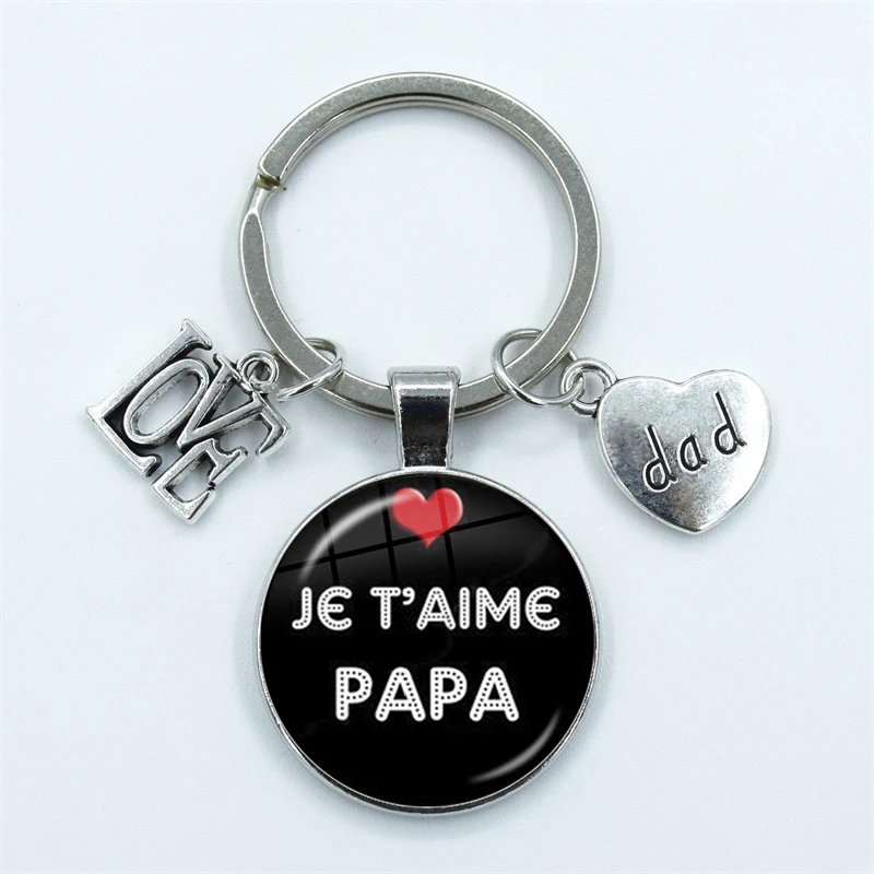 

Новинка, модный брелок для ключей «Я тебя люблю», подарки отцам, брелок для ключей «папа», брелок для ключей для папы, ювелирные изделия в подарок