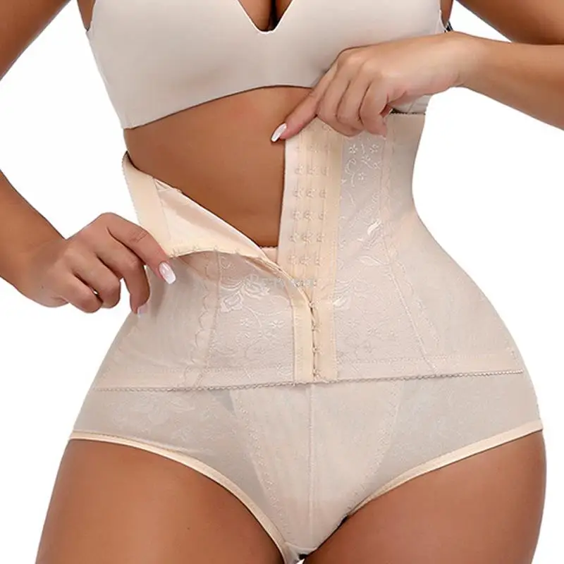 

Women Body Shaper High Waist Sexy Briefs Slimming Underwear Butt Lift Large Big Waist Trainer Tummy Control Panties Belly Girdle