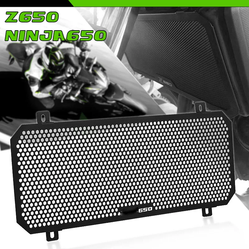 

For KAWASAKI NINJA650 NINJA 650 Z650 Z 650 17-22 Motorcycle Accessories Radiator Guard Protector Grille Cover Guard Protection