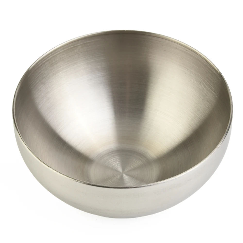 

12/15/20cm Stainless Steel Fruit Salad Bowls Soup Rice Noodle Ramen Bowl Kitchen Tableware Utensils Food Container Mixing Bowls