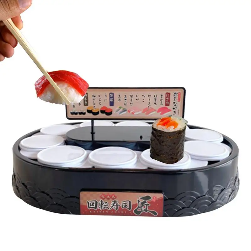 

Motorized Rotating Display Stand 360 Degree Automatic Sushi Cupcakes Macarons Rotating Turntable Revolving Cake Stand With 10