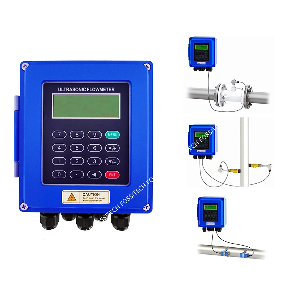 

Ultrasonic Flow Meter Water TUF-2000B TS-2 / TM-1 / TL-1-HT Sensor Liquid Flow Meter Wall-Mounted ModBus Protocol Factory Direct