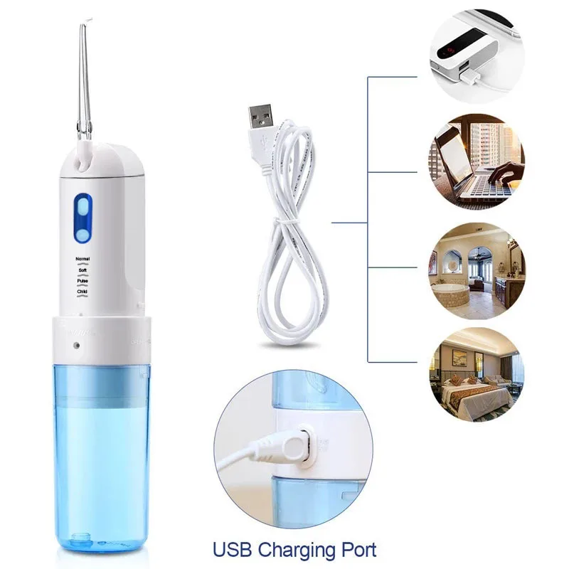 

Ирригатор для полости рта с USB-зарядкой, 200 мл