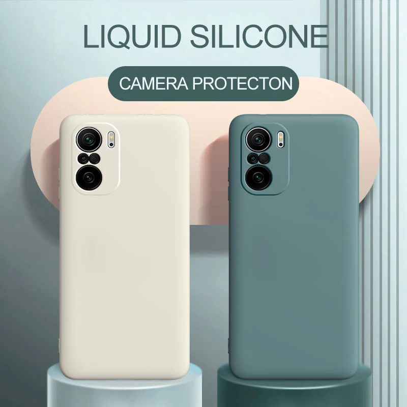 poco f3 pocof3 pro case luxury original liquid silicone soft cover for xiaomi poco f3 pocof3 poco f 3 pro shockproof phone case free global shipping