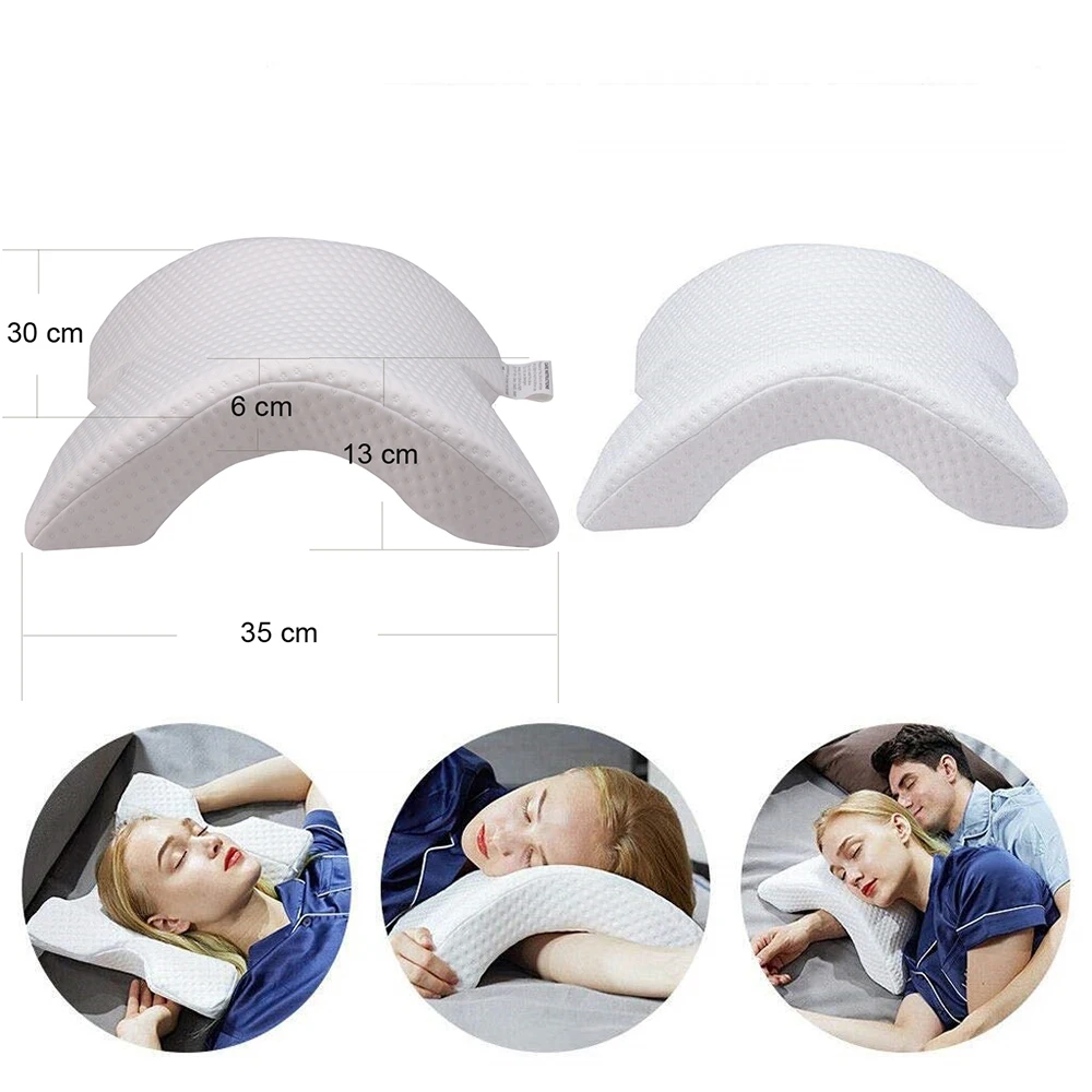 Ортопедическая подушка для шеи из памяти с эффектом "Нет давления" для спасения парня от боли при сне.