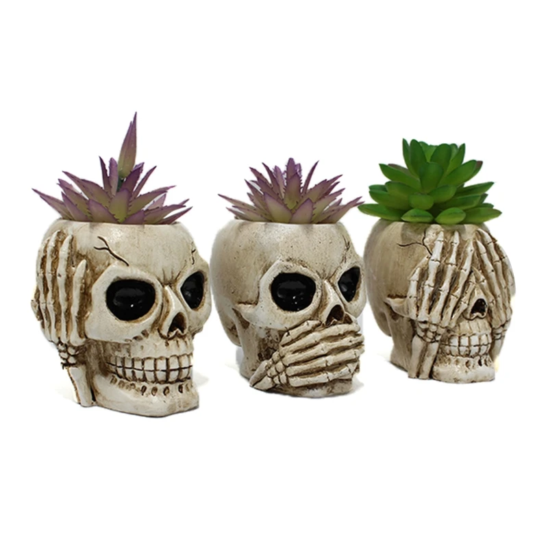 

3 шт., контейнер для ручек в форме черепа