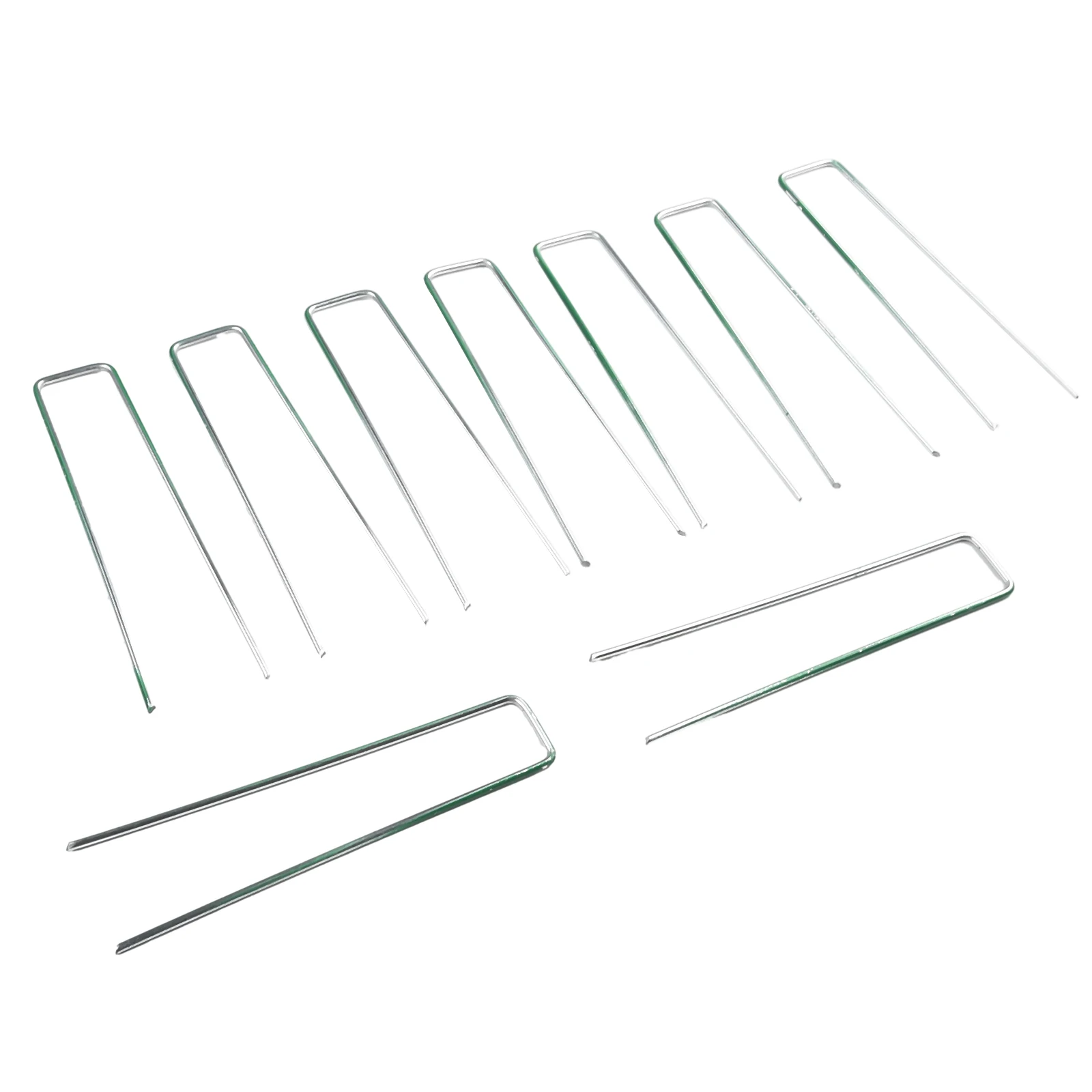 20 шт. садовые колья оцинкованные ландшафтные скобы U-образные для газона