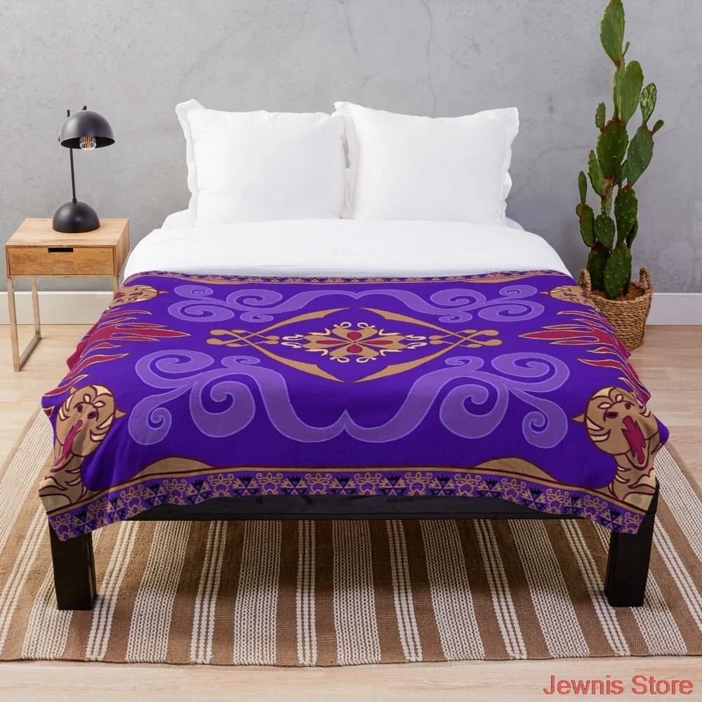 

Magic Carpet Blanket Fleece Art Print Children Warm Bed Throw Blanket newborn bayby Blanket Boys Adult Gifts