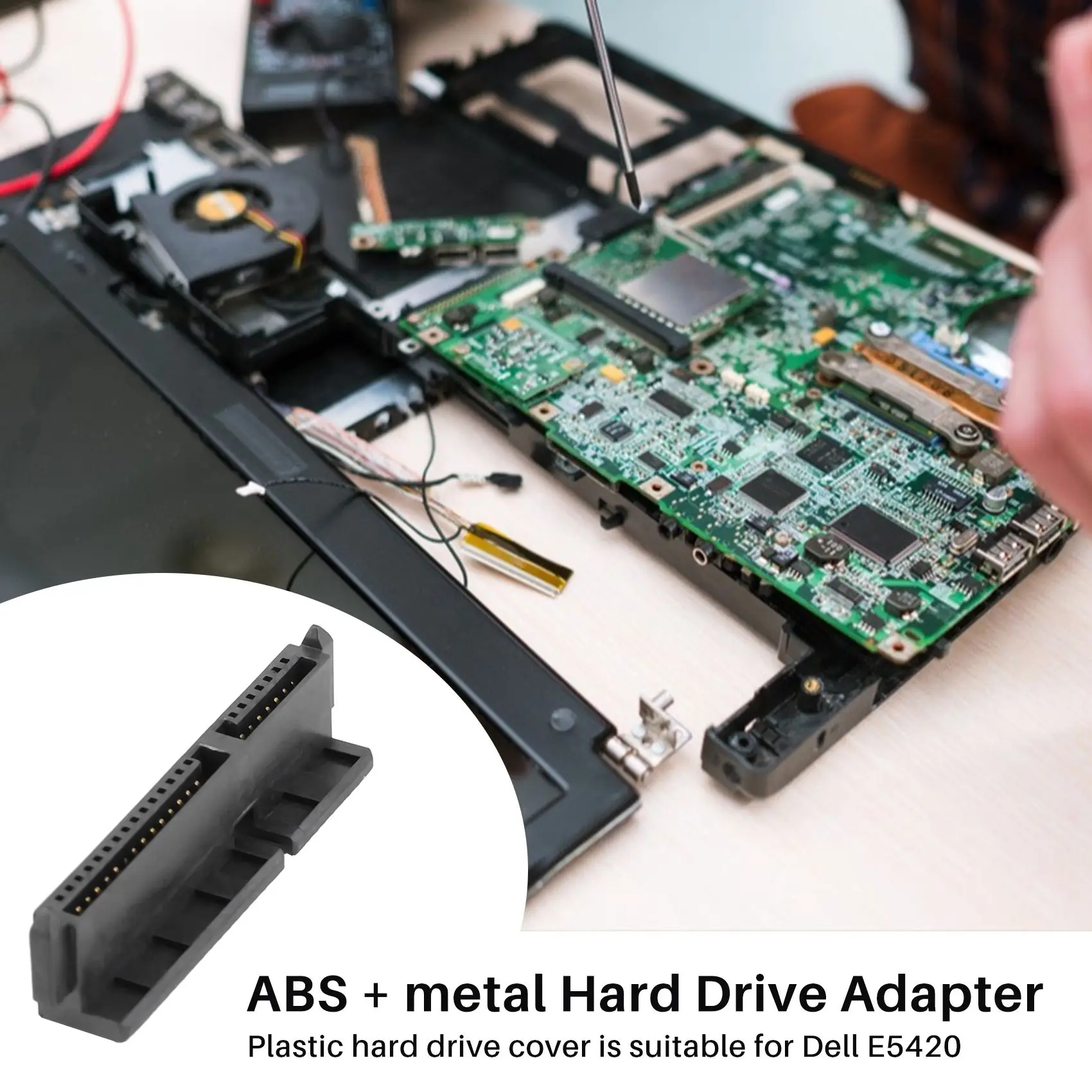 

for Dell E5420 Hard Disk Drive Interposer Adapter Connector SATA