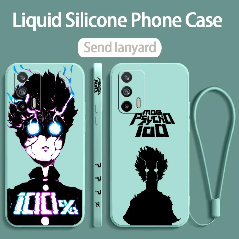Mob Psycho 100 Anime For OPPO A57 A55 A54 A53 A52 A36 A35 A32 A17 A16 A15 A12 A9 A5 2020 Liquid Left Rope Phone Case