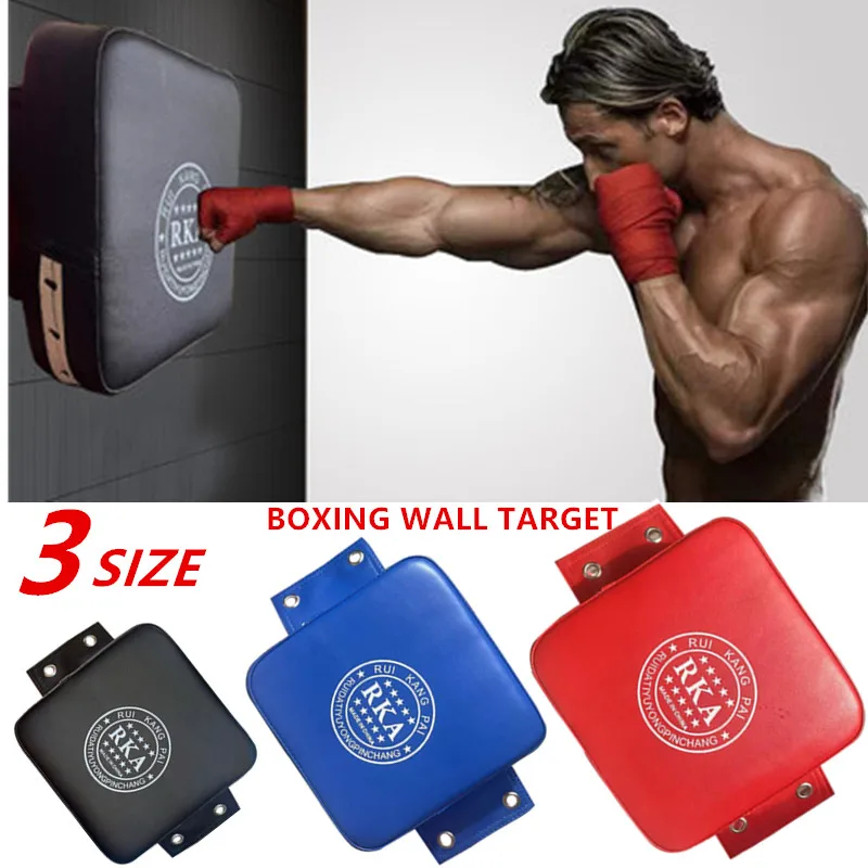 

Faux Leather Wall Punching Pad Boxing Punch Target Training Sandbag Sports Dummy Punching Bag Fighter Martial Arts Fitness