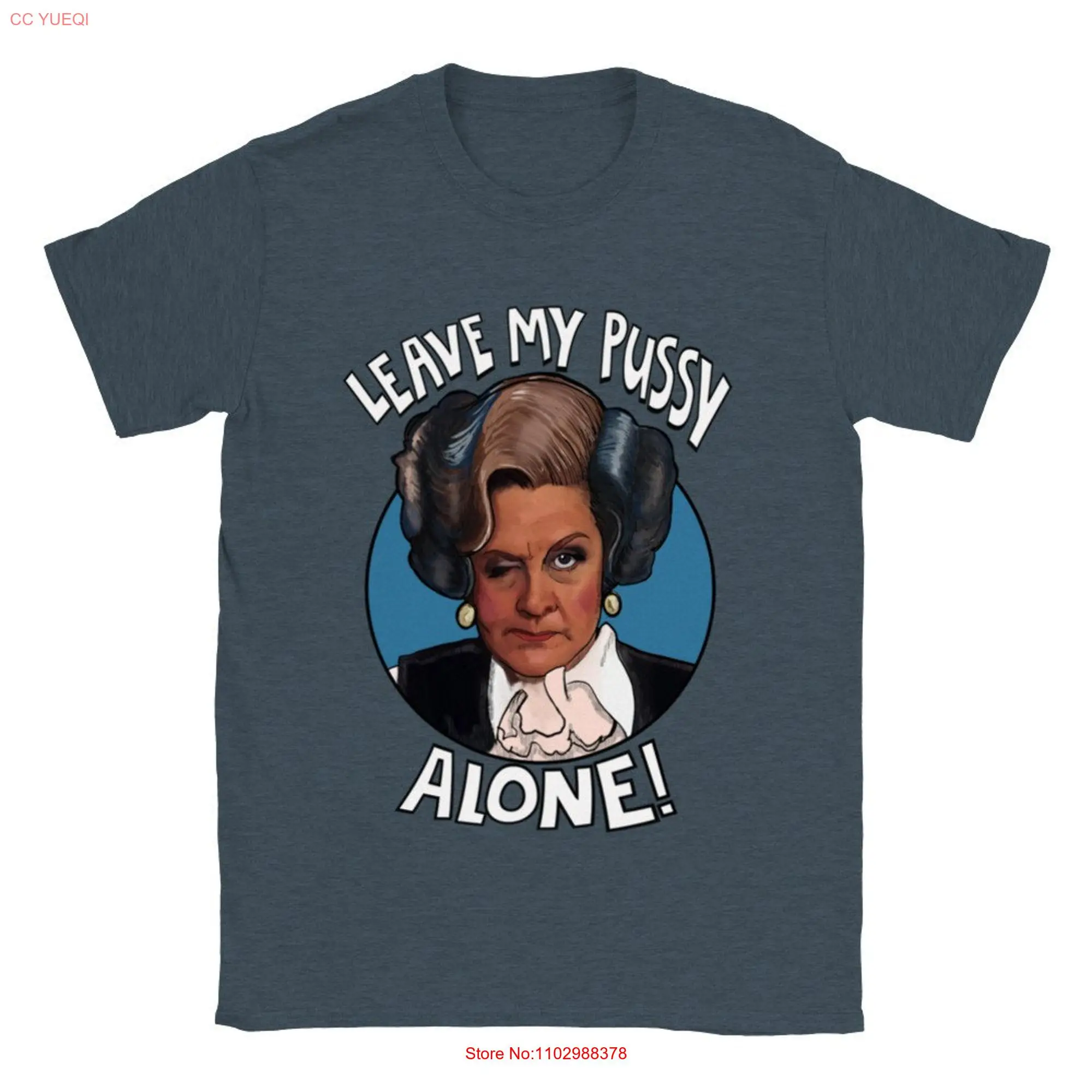 Mrs Slocombe вас обслуживают Классическая футболка с круглым вырезом и длинными или