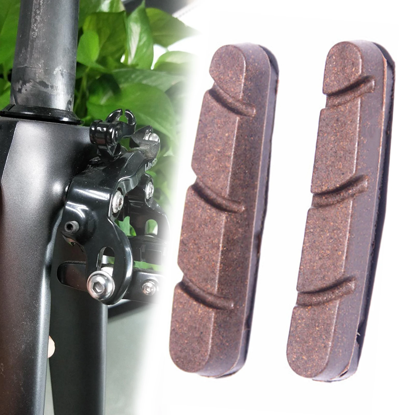 

1pair Replacement Brake Pads Carbon Rim Wheels Brake Pads Braided Composite For 105/Ultagra/ Sr Am Outdoor Riding Bike Brake