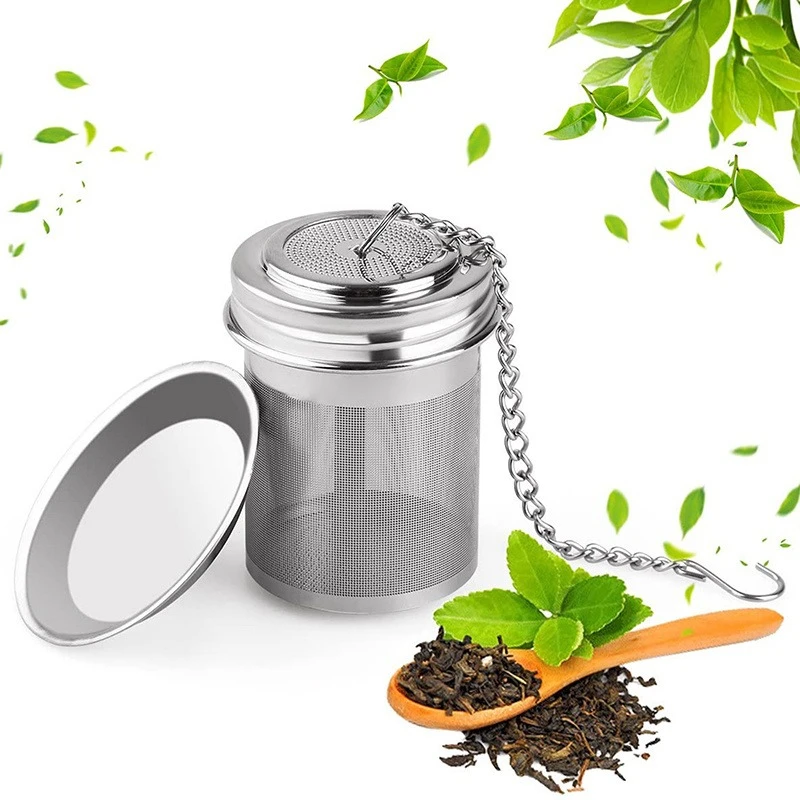

1 шт. цилиндрический ситечко из нержавеющей стали для заваривания чая, зеркальный чайник, многоразовый сетчатый фильтр, аксессуары для домашней кухни