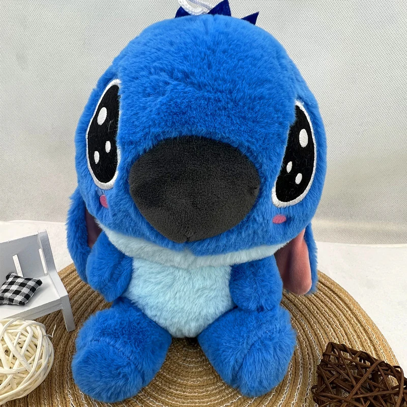 

25cm Disney Lilo and Stitch Plush Toys Cute Pixar Anime Plushie Stich Dolls Kawaii Cartoon Stuffed Gift for Children Kids