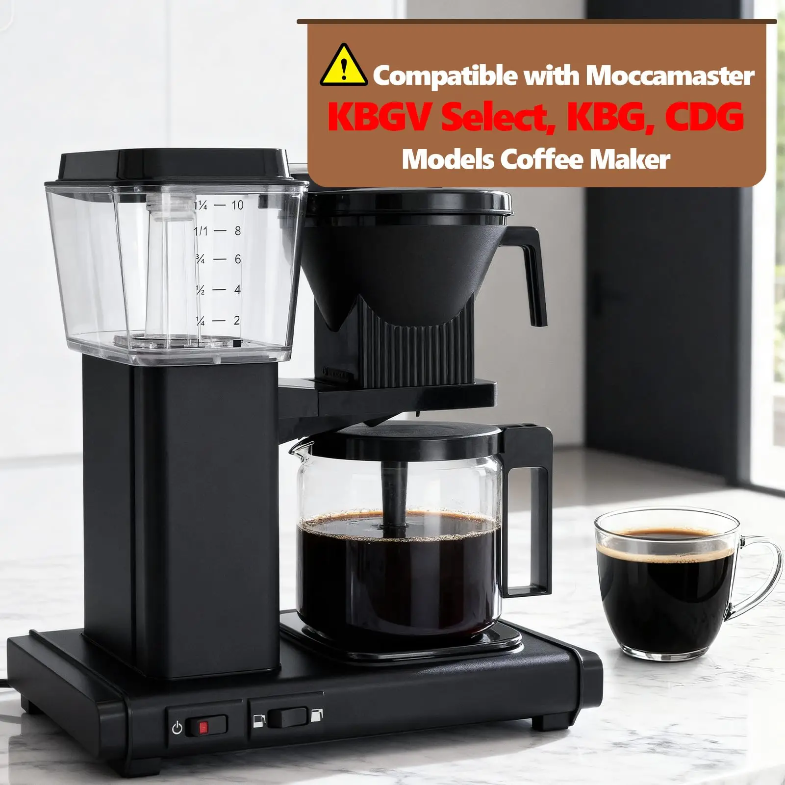Сменная стеклянная колба для кофемашин Technivorm 89830, Moccamaster KBG, KBGV и CDG KBG, 1,25 л (art.: 3920da7290dca) - 3920da7290dca