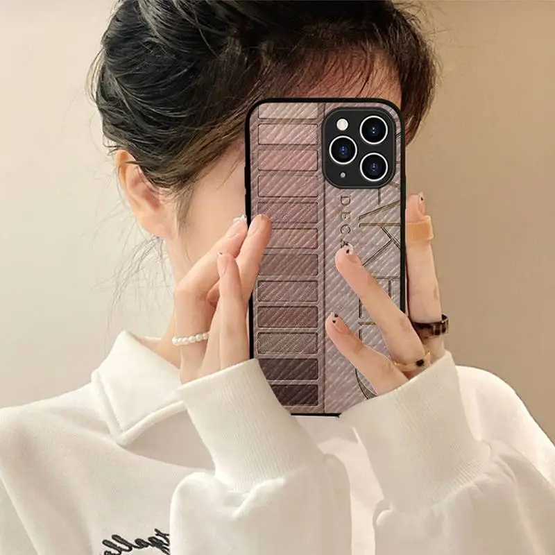

Makeup cosmetic quicksand Phone Case Hard Leather Case for iPhone 11 12 13 Mini Pro Max 8 7 Plus SE 2020 X XR XS Coque