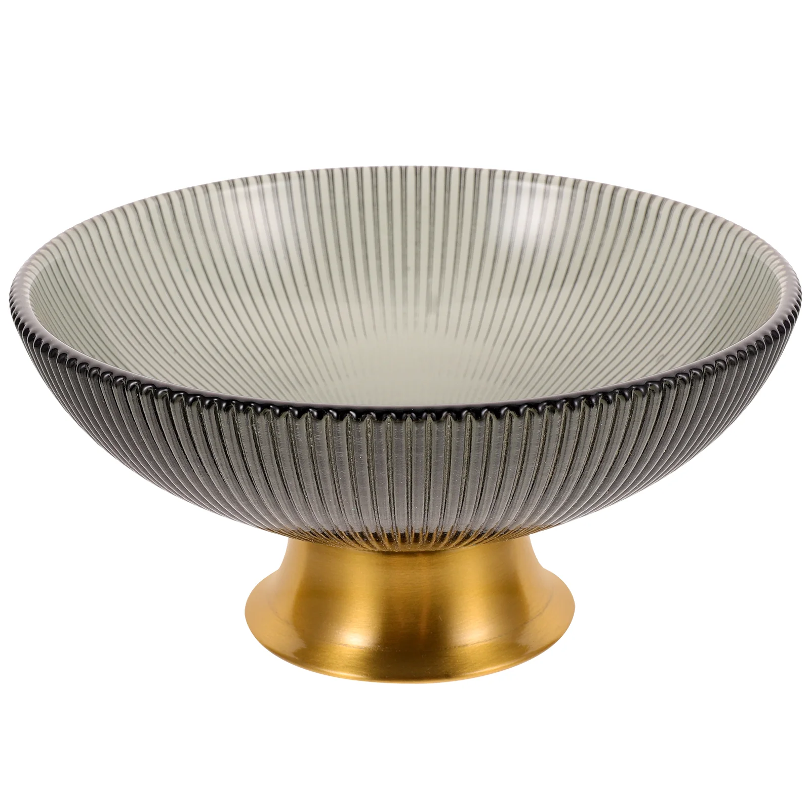 

Tall Fruit Bowl Dish Wedding Tray Desktop Serving Plastic Plates Decor Glass Dried Big Decorative Kitchen