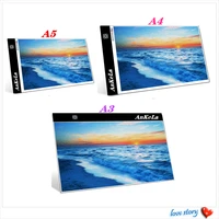 a3a4a5 three level dimmable led light pad drawing board pad tracing light box eye protection easier for diy diamond painting